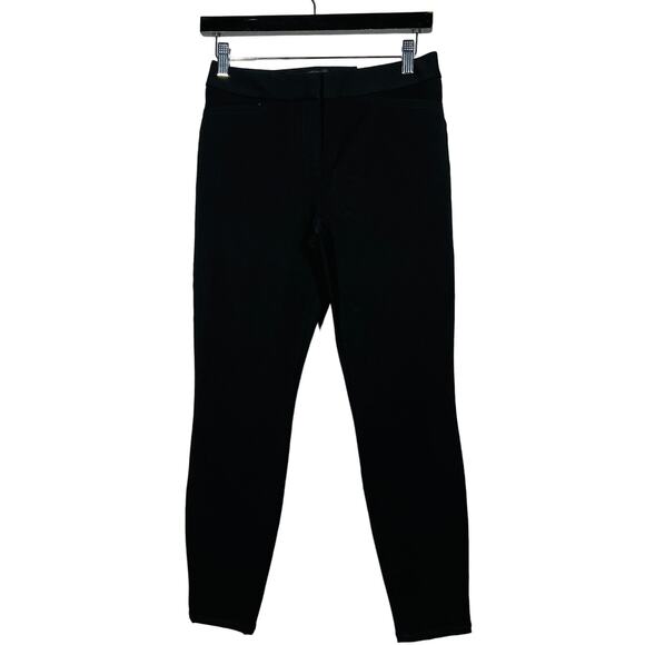 NEW! Express Zip Fly Legging Mid Rise Office Career Casual Black - XS - Picture 1 of 6